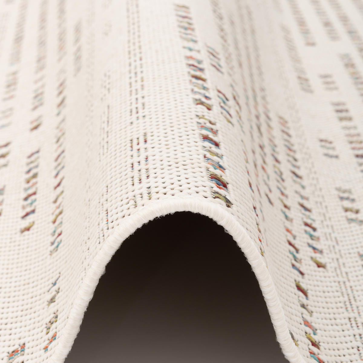 IN & OUTDOOR TEPPICH FLACHGEWEBE CAMPUS PIXEL - Beige, Textil (80/150cm) - Pergamon