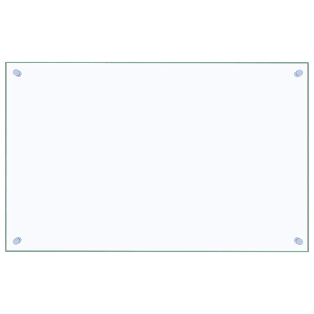 KÜCHENRÜCKWAND Glas 80x50 cm Transparent Wand-Spritzschutz - Transparent, Glas (80/50/0.6cm) - DELUKE