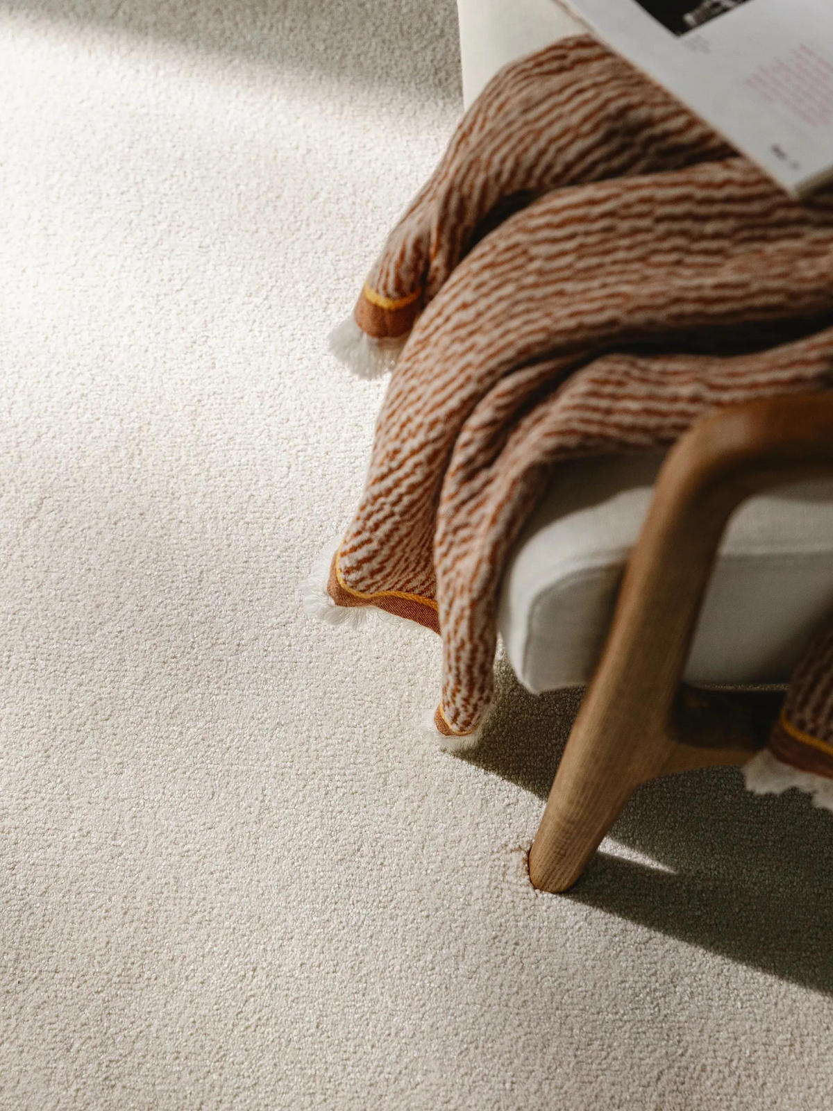 HOCHFLORTEPPICH Melvin waschbar ø 250 cm rund - Creme, Kunststoff (250/250cm) - benuta Nest