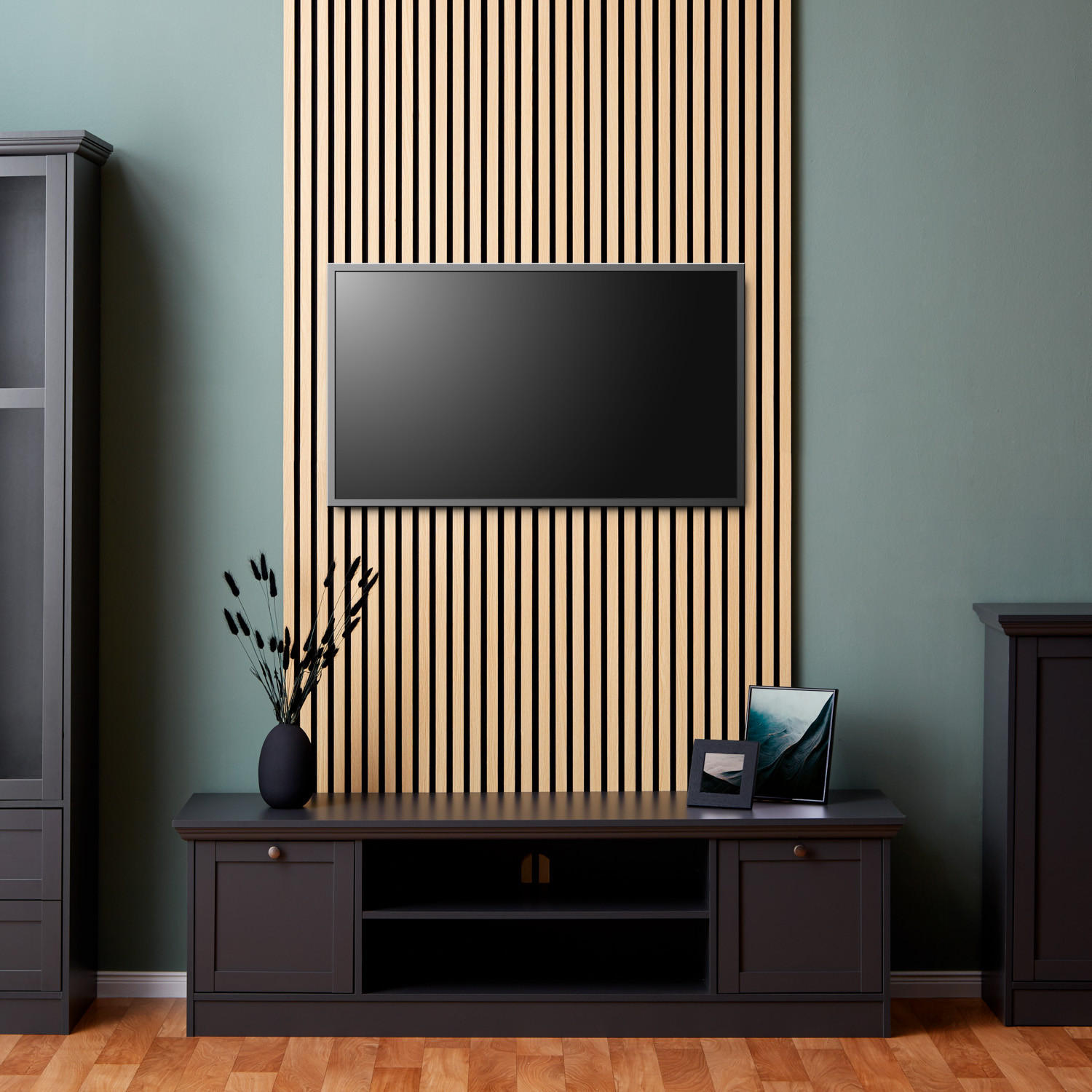 AKUSTIKPANEEL 60/60 cm 1 Stück Natur - Hellbraun, Holz (60/60/3cm) - Homestyle4u