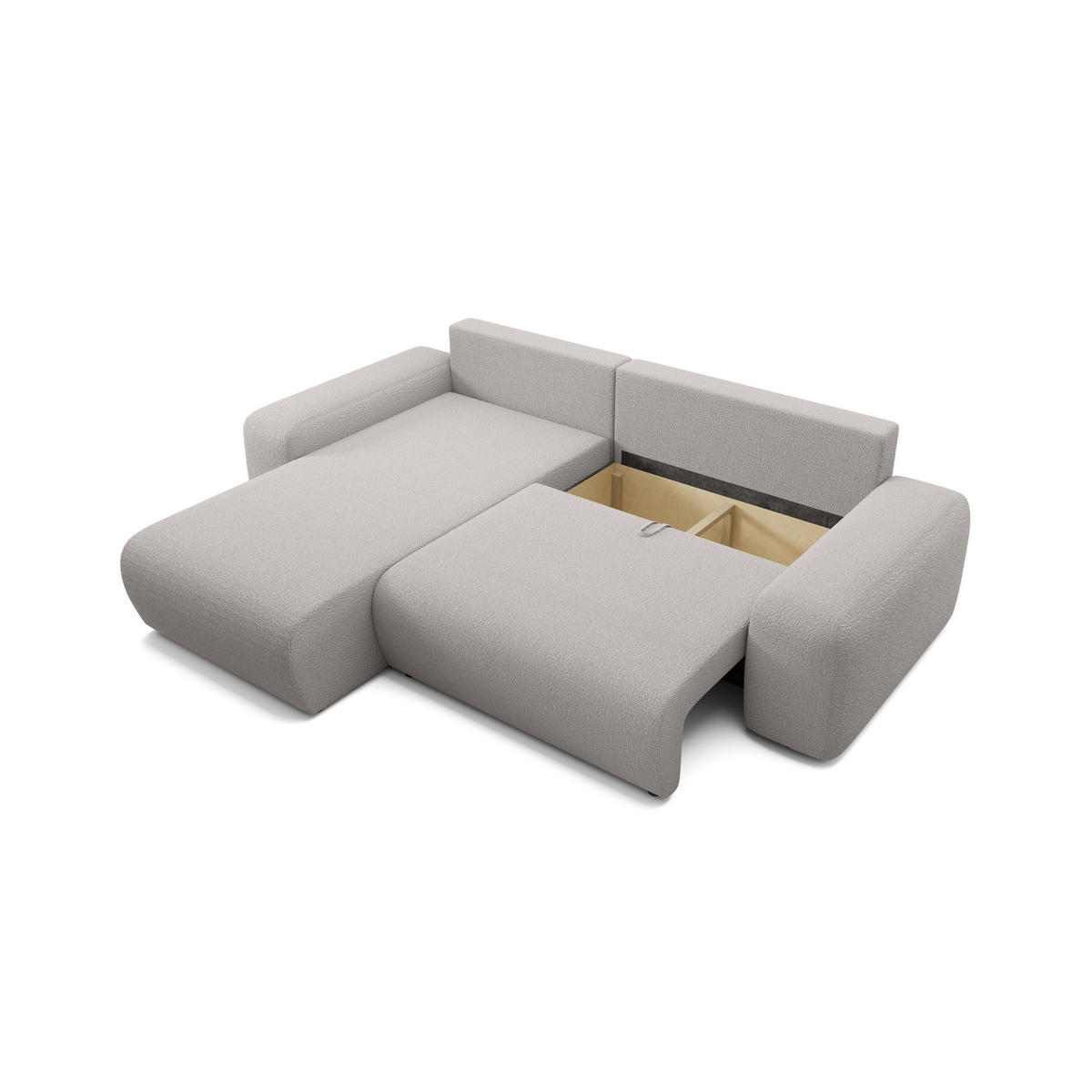ECKSOFA Bornim Universelle Hellgrau (Anthology 15) - Hellgrau, Textil (294/185cm) - Fedve