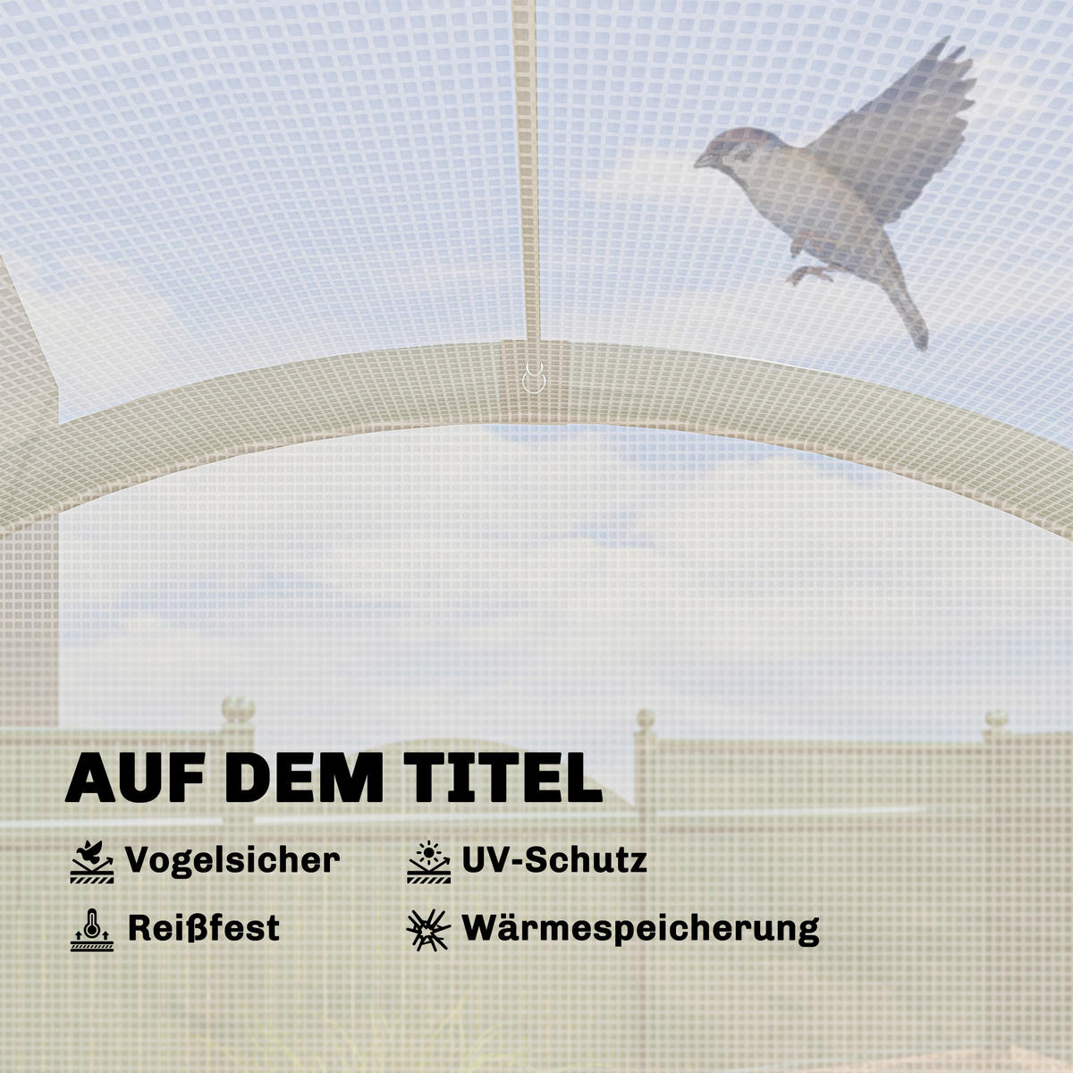 GEWÄCHSHAUS aus PE Fiberglas Grün - Grün, Kunststoff (80/164/200cm) - Outsunny