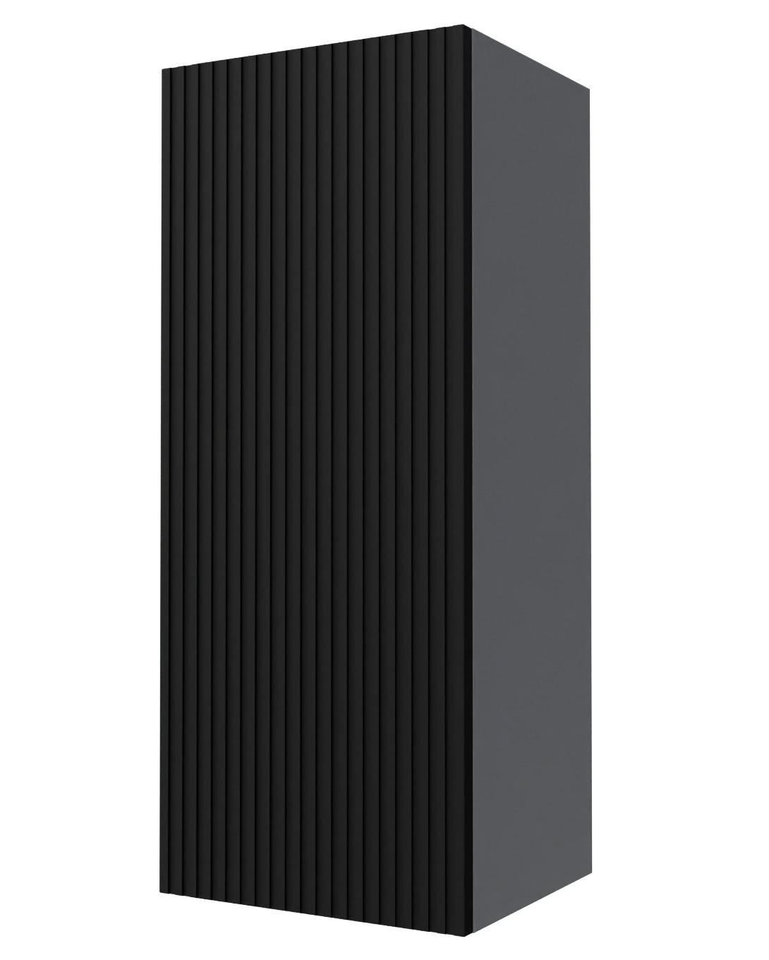 KÜCHENHÄNGESCHRANK Lamello W4/40 Schwarz Matt / Grau 40 / 32,5 / 96cm - Schwarz/Grau, Holz/Holzwerkstoff (40/96/32.5cm) - Feldmann-Wohnen