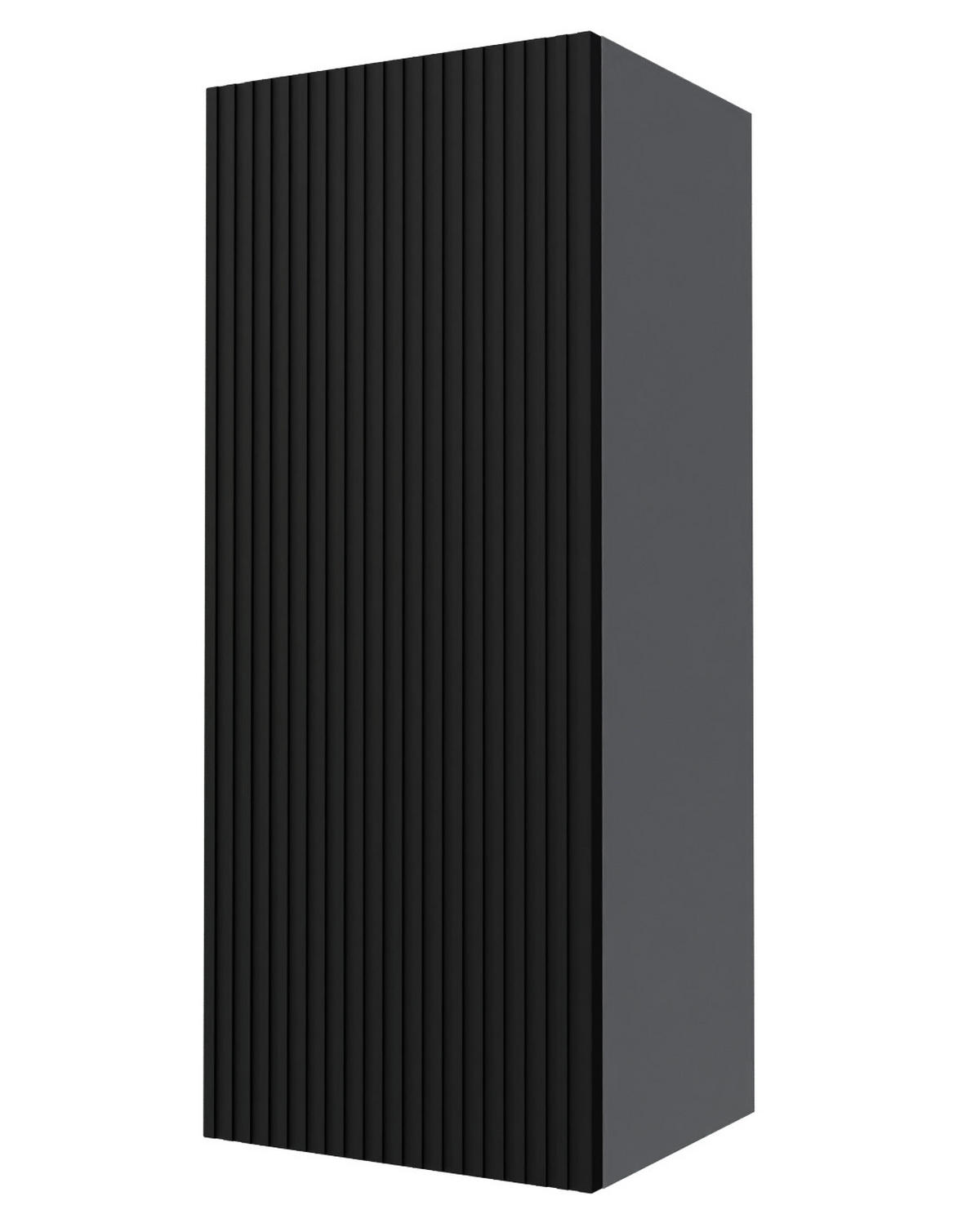 KÜCHENHÄNGESCHRANK Lamello W4/40 Schwarz Matt / Grau 40 / 32,5 / 96cm - Schwarz/Grau, Holz/Holzwerkstoff (40/96/32.5cm) - Feldmann-Wohnen