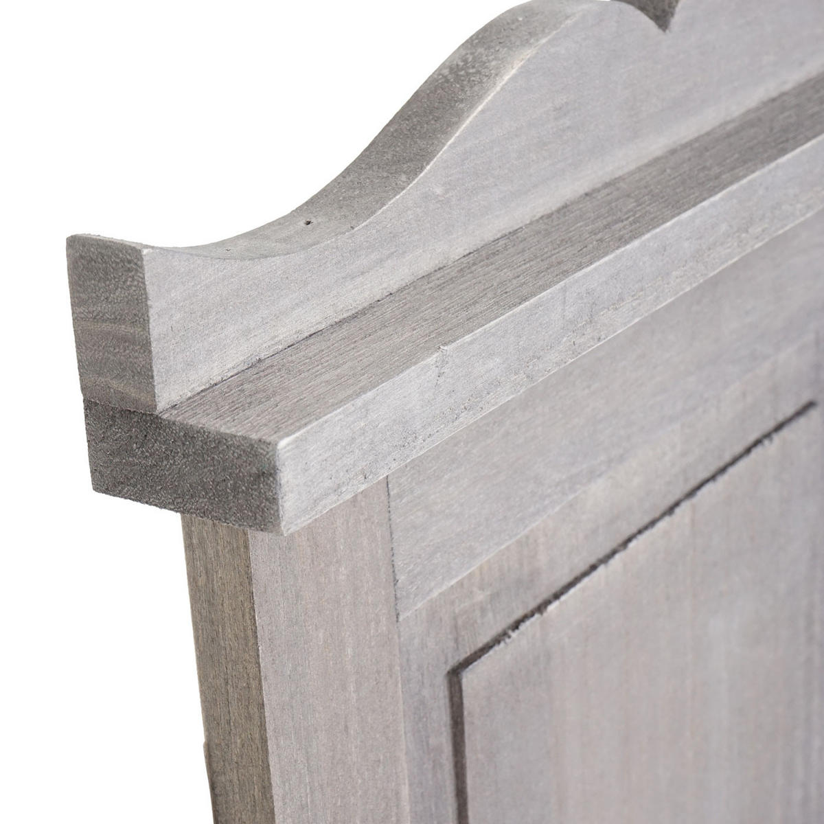 GARDEROBE 2er-Set 109x28x5,5cm Wandhaken Holz Grau-Braun shabby - Graubraun, Holz (28/109/5.5cm) - BERLINLODGE