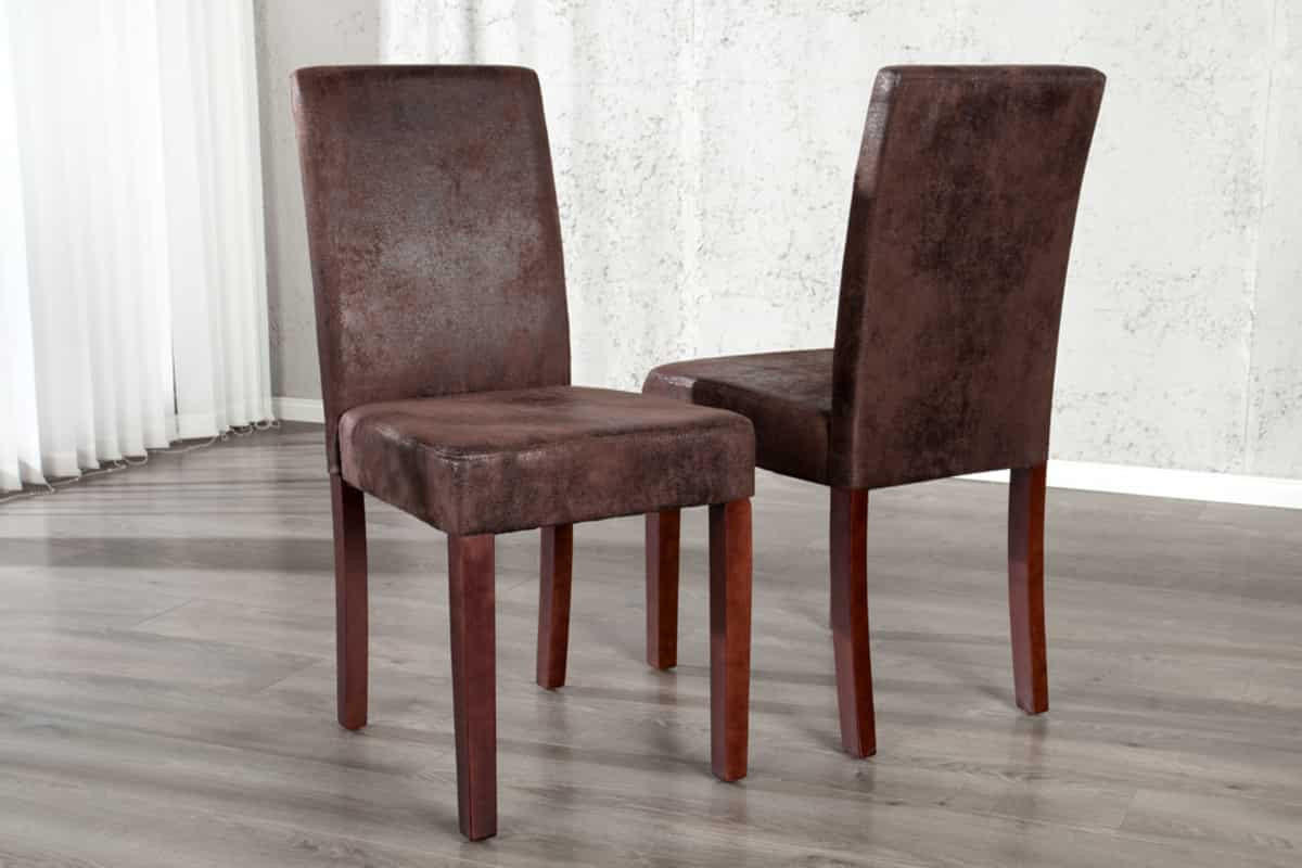 STUHL GENUA Microfaser Braun 90 cm - Braun, Holz/Textil (40/90/50cm) - riess-ambiente