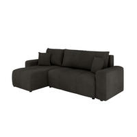 ECKSOFA Nolani mit Schlaffunktion & Bettkasten – Modern & Bequem - Braun, Kunststoff (248/145cm) - Panda Möbel