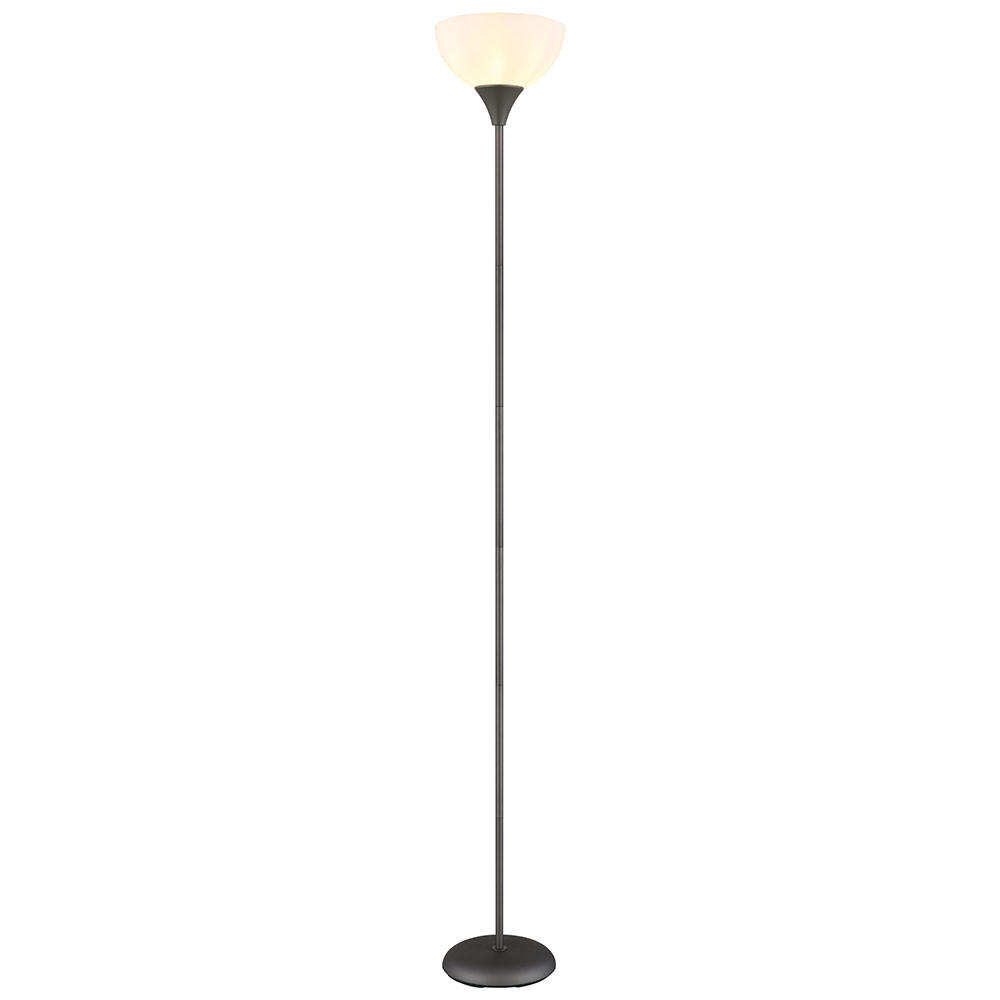 STEHLEUCHTE WILBUR Metall titanfarben matt - Anthrazit, Metall (25/25/150cm) - Globo Lighting