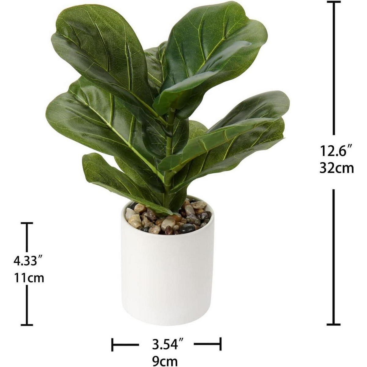 KUNSTPFLANZE Monstera im Topf 31 cm - Grün, Keramik (32cm)