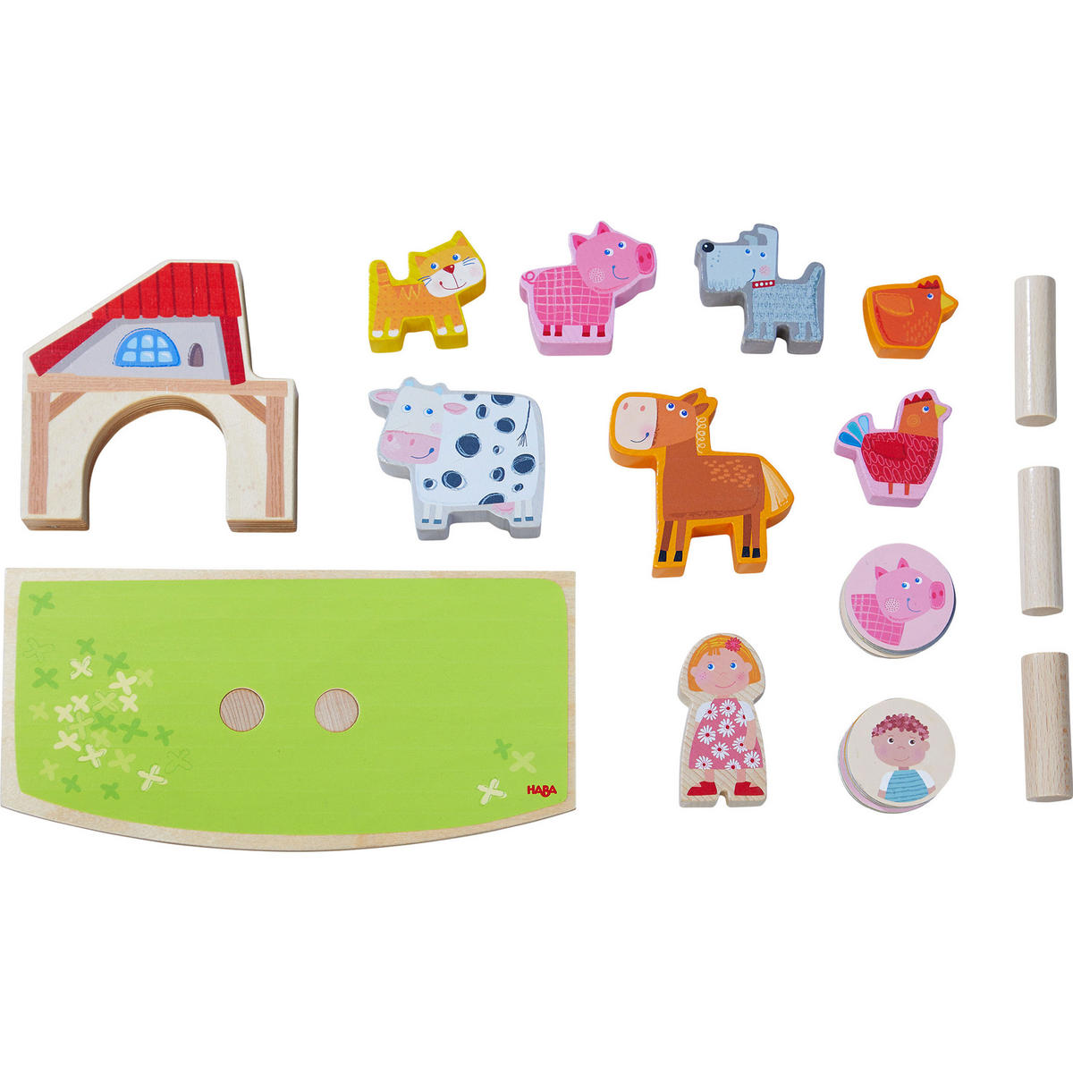 STAPELSPIEL Tierischer Balanceakt - Multicolor, Kunststoff (23.8/28.8cm) - Haba