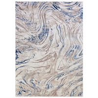 TEPPICH COMO Blau 140/200 cm - Blau, Kunststoff (140/200cm) - Tapiso