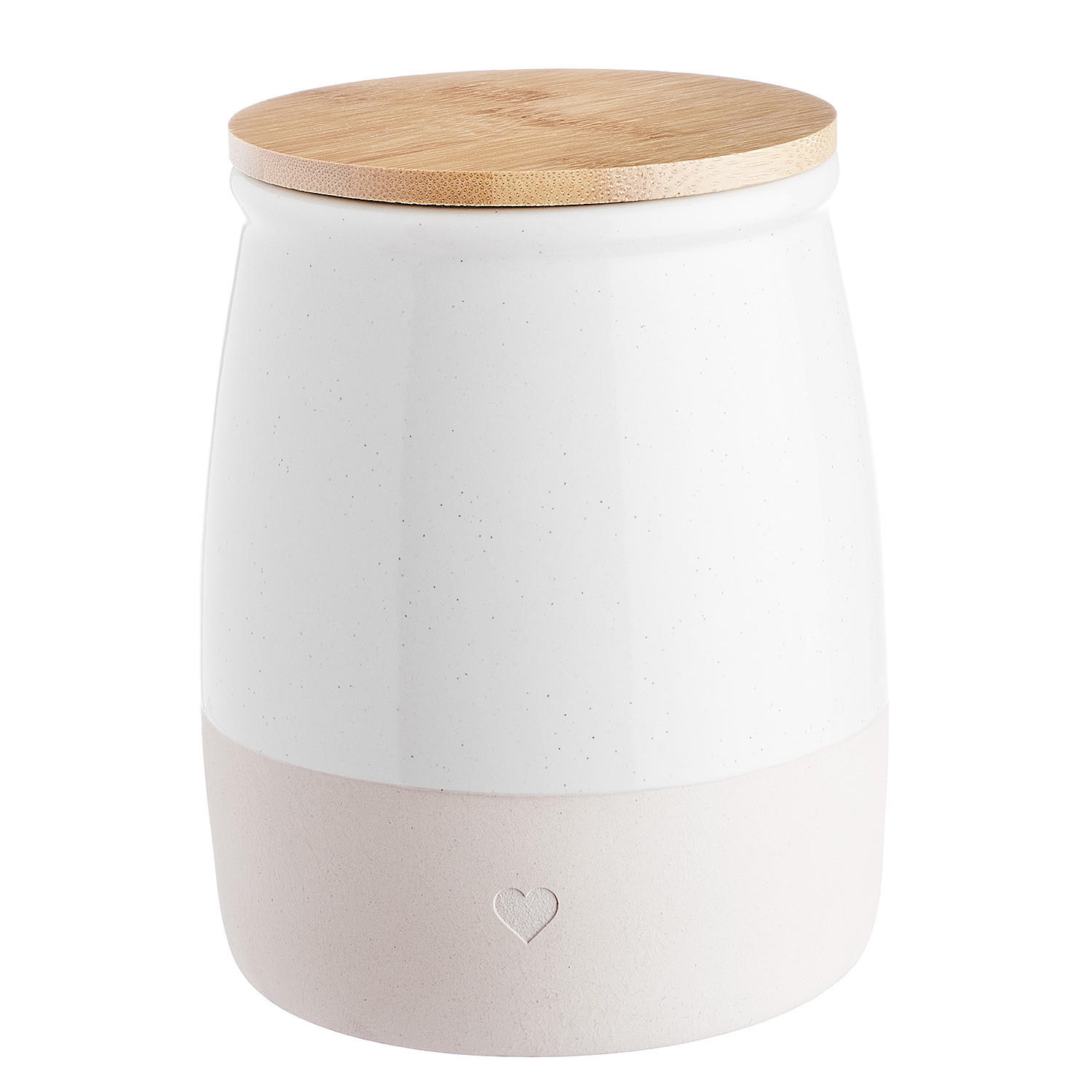 AUFBEWAHRUNGSDOSE Me Time - Weiß, Keramik (12/15/12cm) - BUTLERS