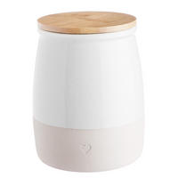 AUFBEWAHRUNGSDOSE Me Time - Weiß, Keramik (12/15/12cm) - BUTLERS