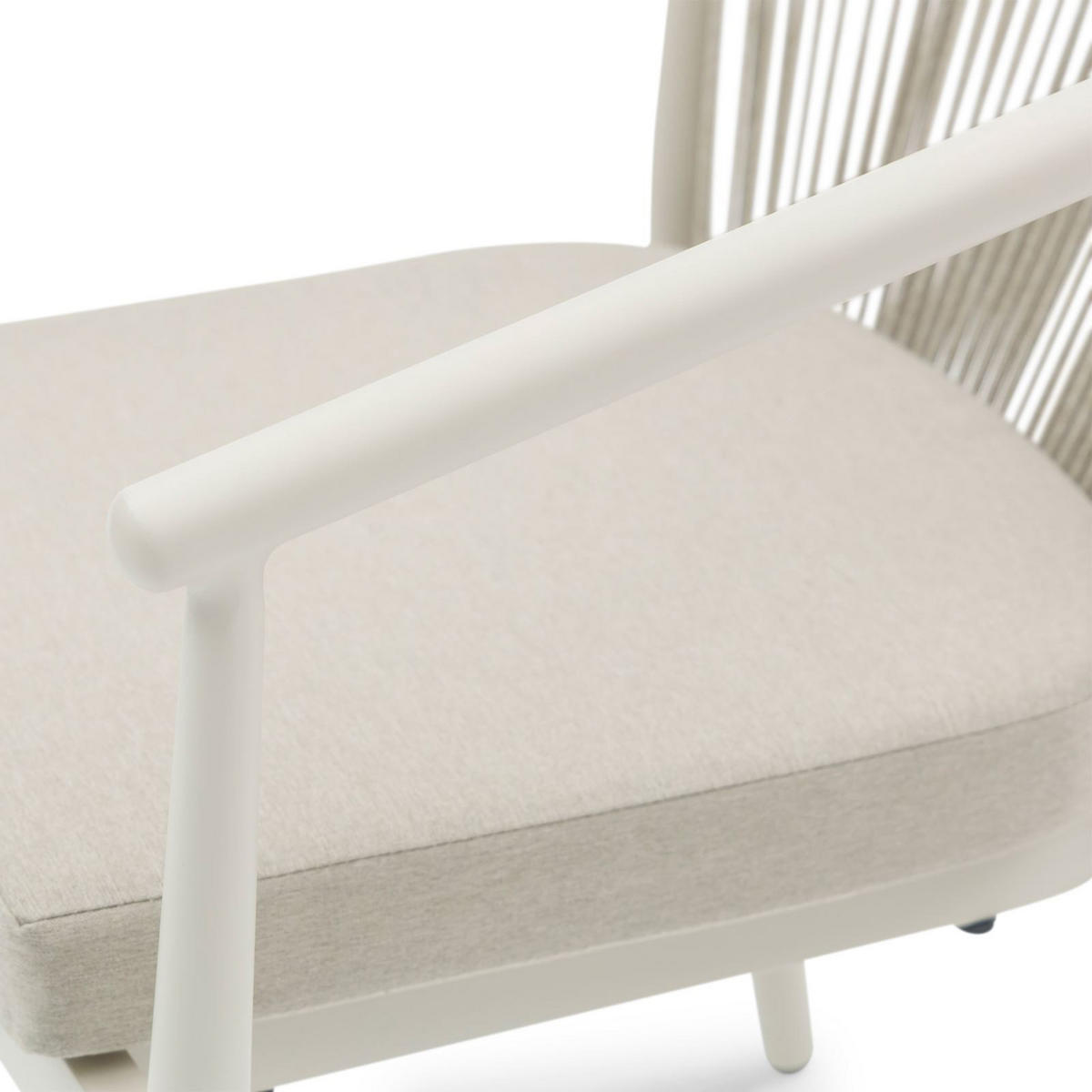 GARTENSTUHL TAVOLO 6ER-SET - Creme, Textil (56/77/62cm) - IDIMEX