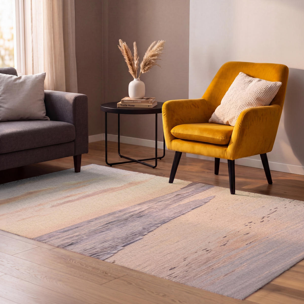 PREPROGE - Morje - 90x150 cm - svetlo roza, umetna masa/tekstil (90/0.4cm) - OnlyWow
