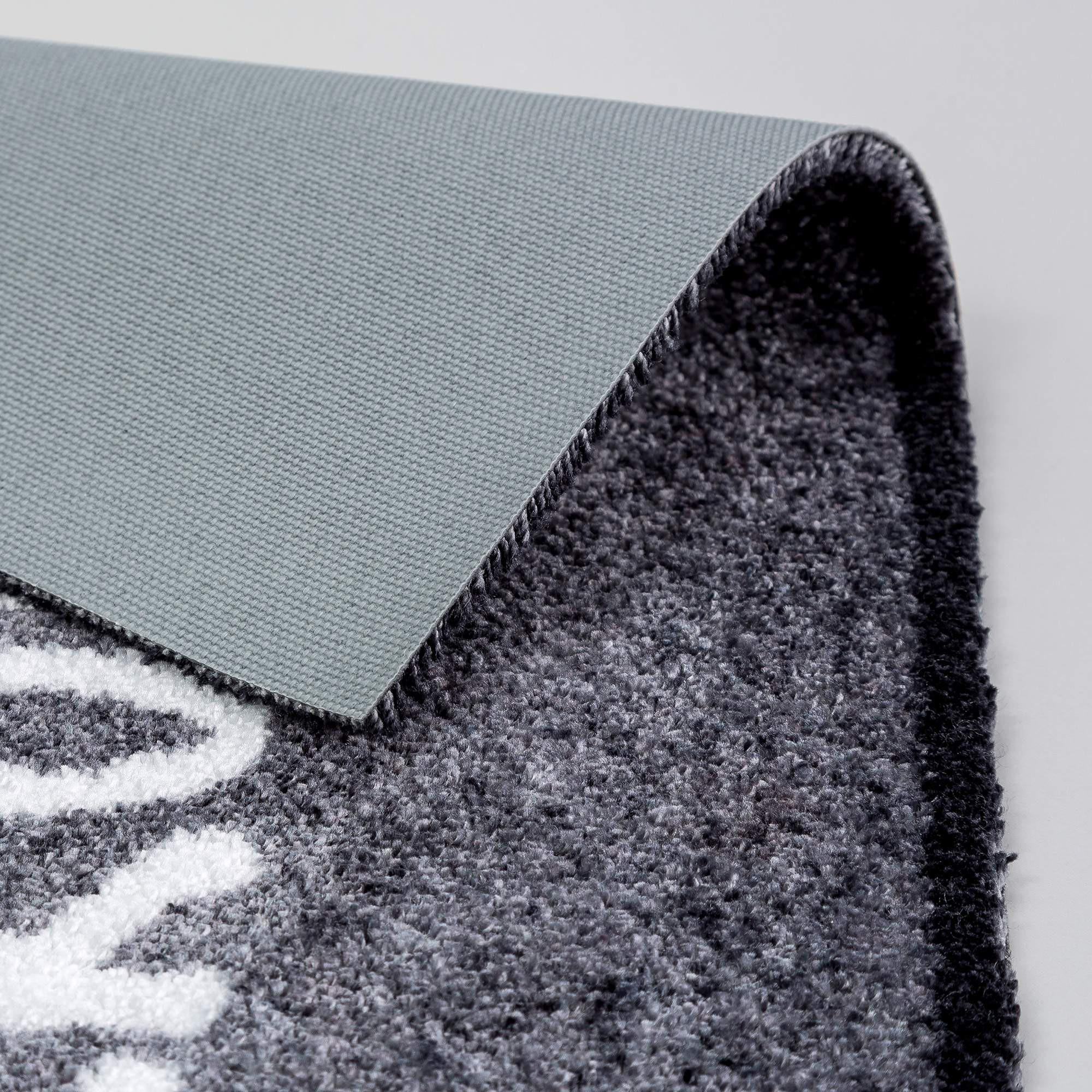 TEPPICH LÄUFER PURE & SOFT - Dunkelgrau, Textil (50/70cm) - Astra