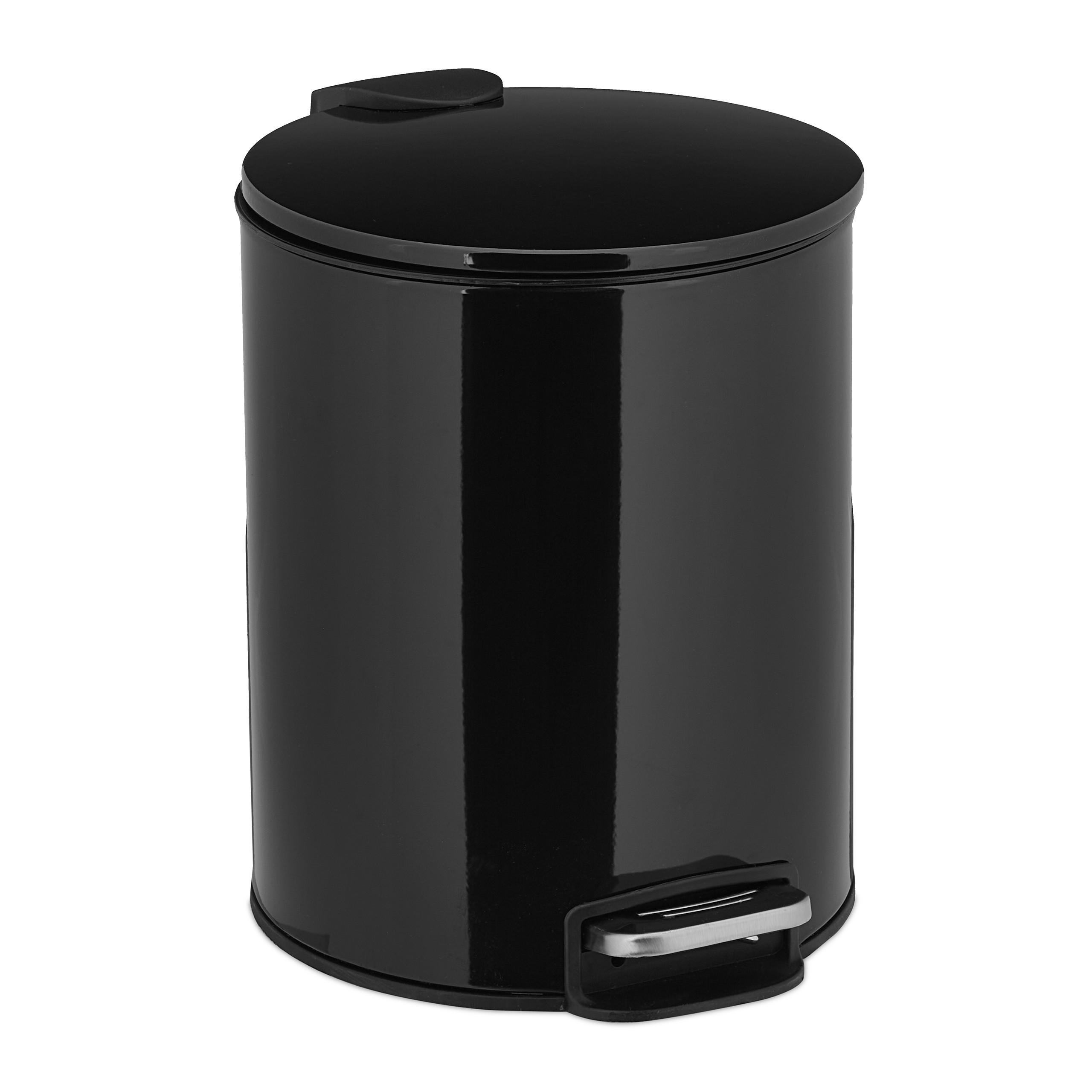 Schwarz, Kunststoff/Metall (20.5/26/24cm) - Relaxdays