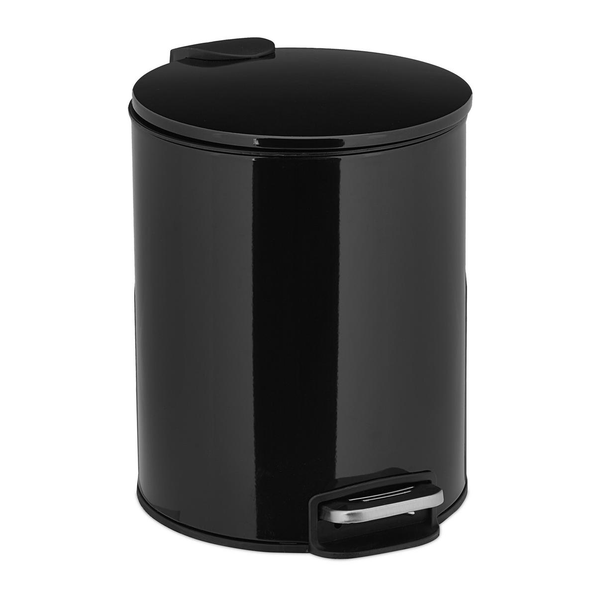 Schwarz, Kunststoff/Metall (20.5/26/24cm) - Relaxdays