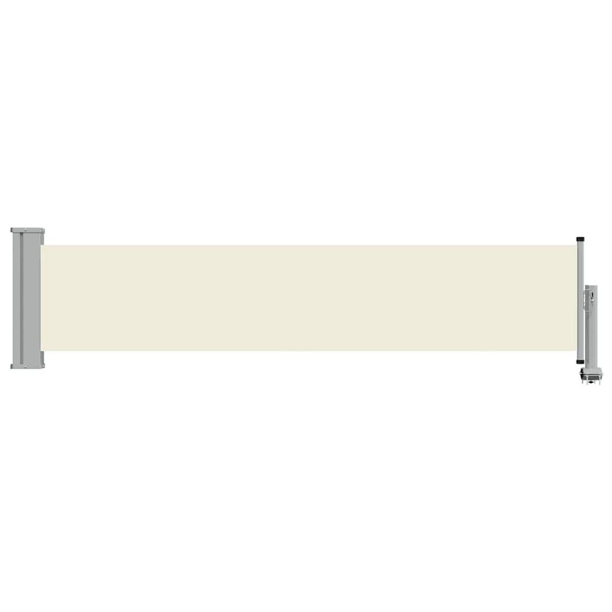 SEITENMARKISE Ausziehbare 60/300 Cm Creme - Creme, Textil (60/300cm) - vidaXL