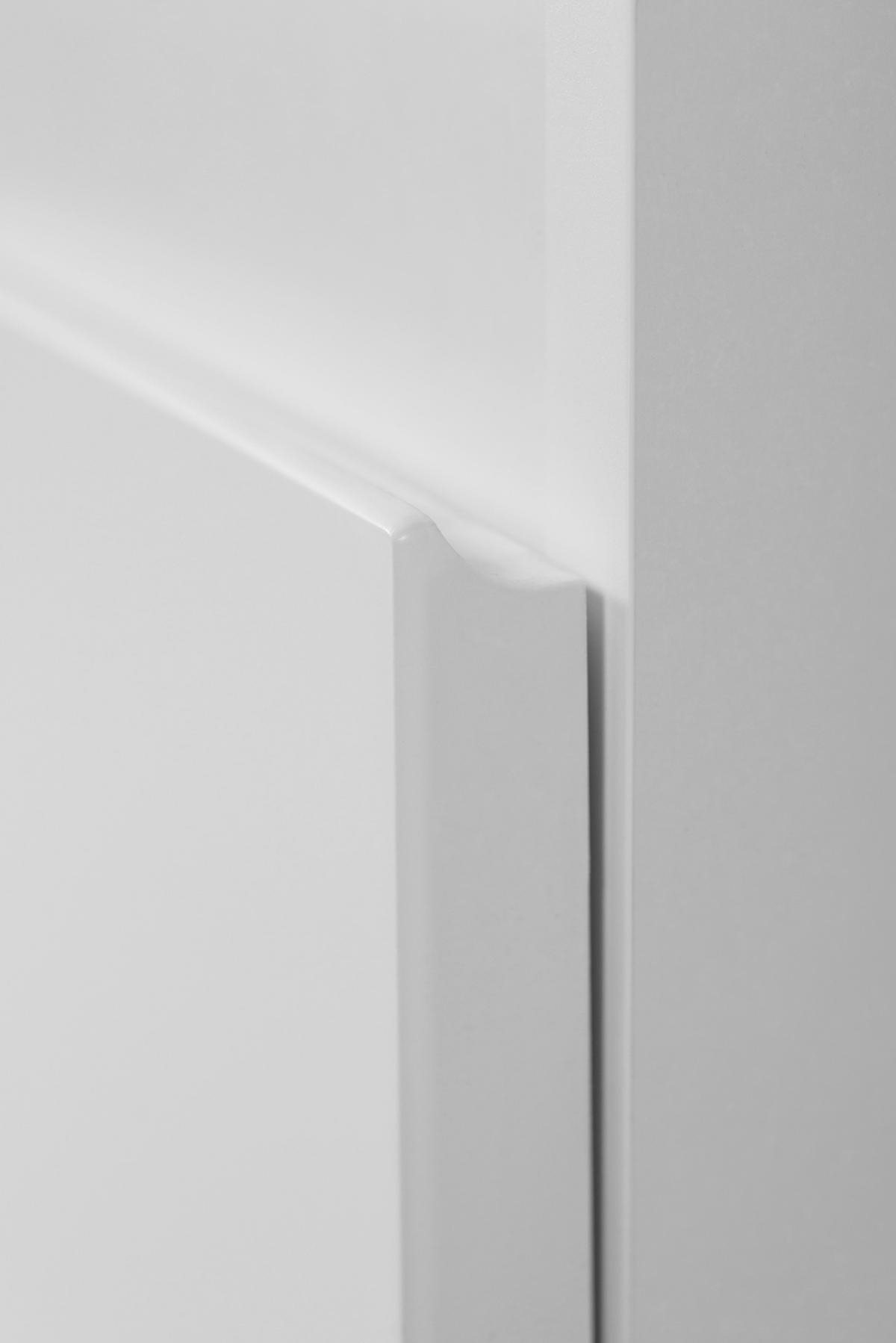 BADEZIMMERSCHRANK: weiß, 60 x 57 x 46 cm - Weiß, Holzwerkstoff (60/57/46cm) - 3XE LIVING