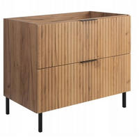 WASCHBECKUNTERSCHRANK FLOW Eiche Craft 80/57/46 cm - Eichefarben, Holzwerkstoff (80/57/46cm) - Rodan