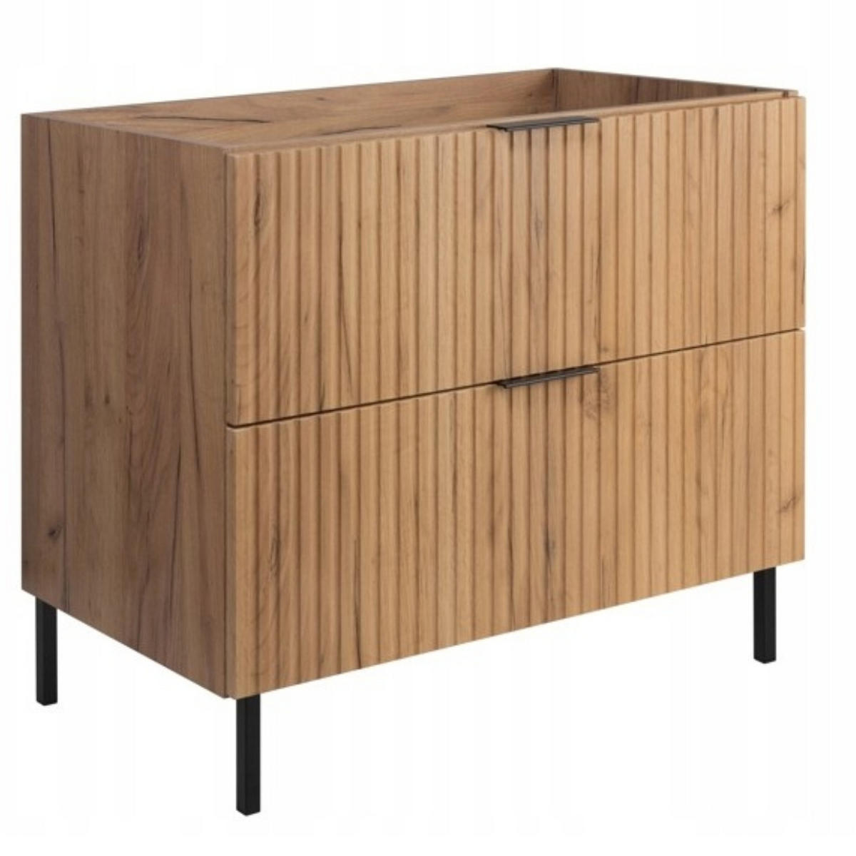 WASCHBECKUNTERSCHRANK FLOW Eiche Craft 80/57/46 cm - Eichefarben, Holzwerkstoff (80/57/46cm) - Rodan