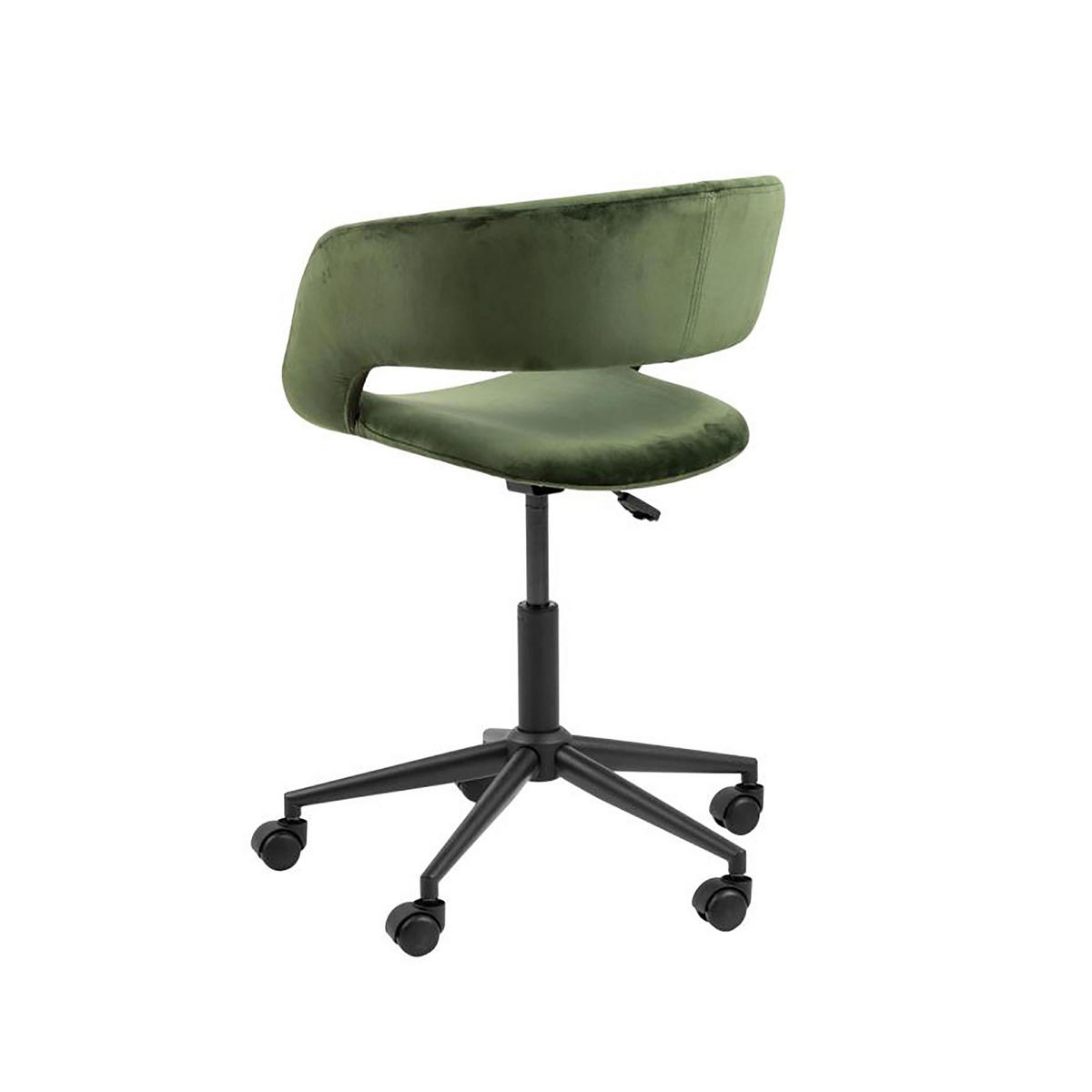 BÜROSTUHL, Grün - Grün, Textil (56/87/54cm) - Oviala