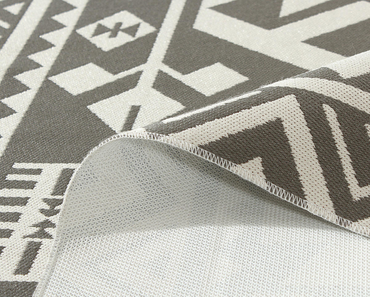 IN-/OUTDOORTEPPICH - Kunstfaser - Grau, Textil (190/290cm) - home24
