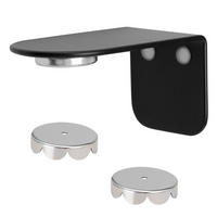 MAGNET-SEIFENHALTER, schwarz, Edelstahl - Schwarz, Metall (4.5/4.5/8cm) - bremermann