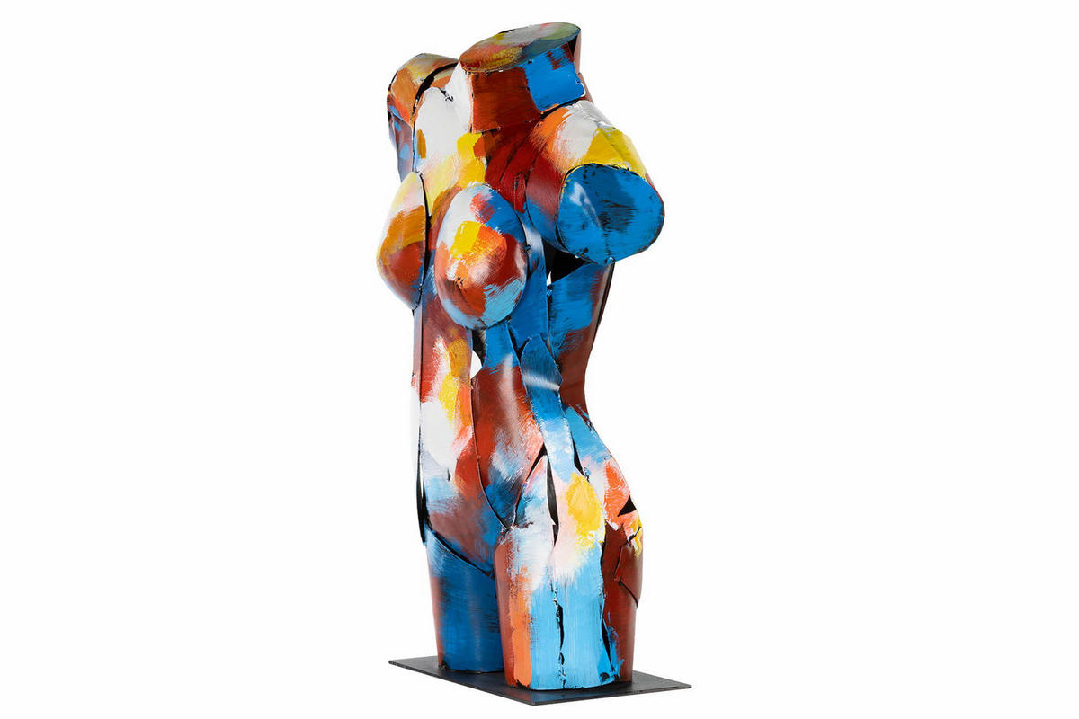 METALLSKULPTUR Bunt 75/43 cm - Multicolor, Metall (5/43/20cm) - KUNSTLOFT