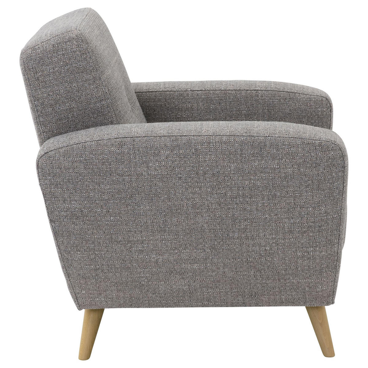 POLSTERSESSEL Kazdoia Flachgewebe grau - Grau, Kunststoff (82/85/83cm) - 58aufmkessel