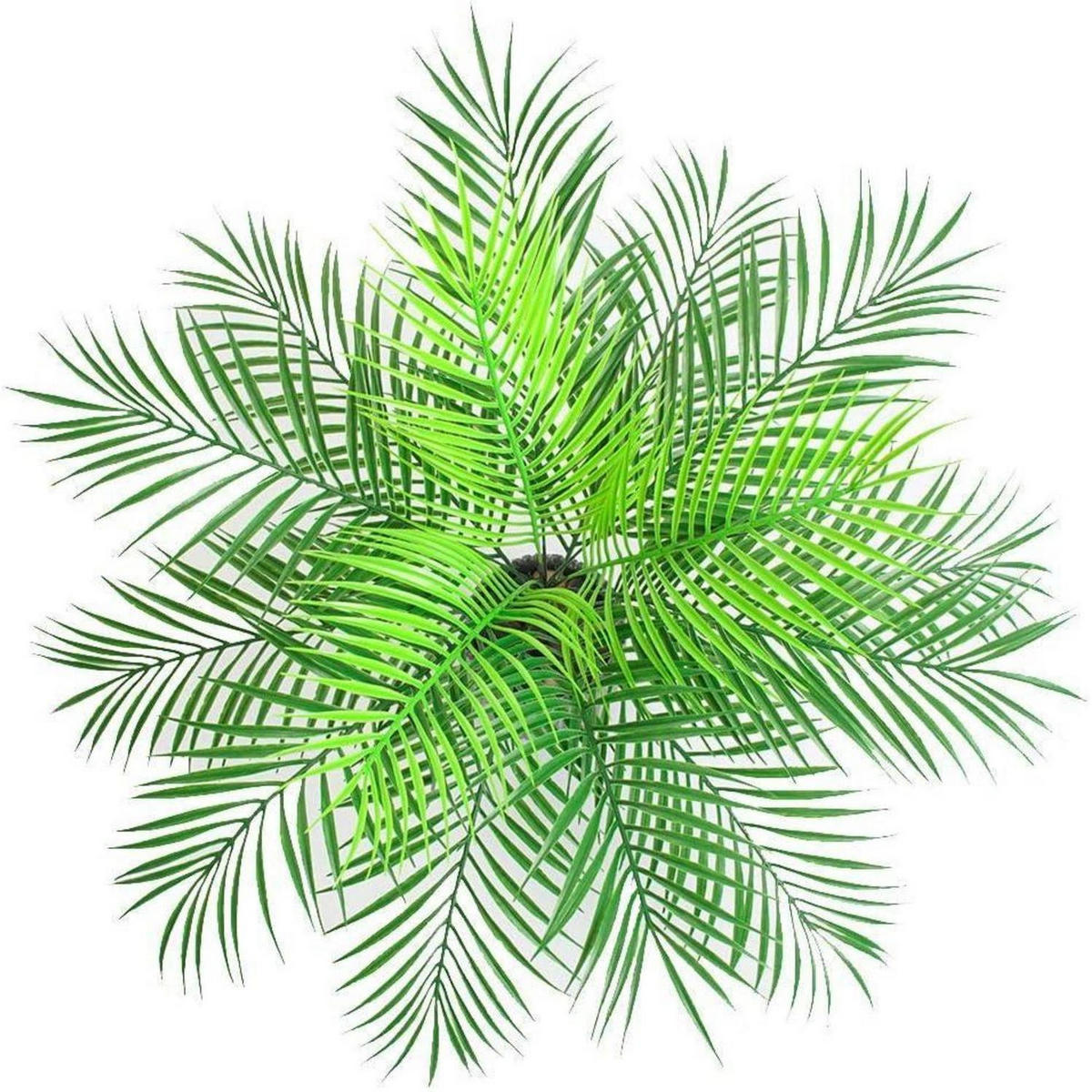 KUNSTPFLANZE Areca Palm 63 cm Grün - Grün, Kunststoff (40cm)