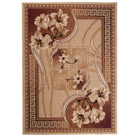 TEPPICH ATLAS Beige Hellbraun 130/190 cm - Hellbraun/Beige, Textil (130/190cm) - Tapiso