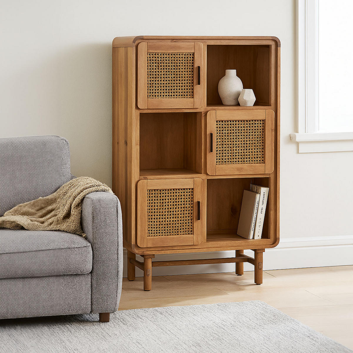 HIGHBOARD Braun - Braun, Holz (90/141/35cm) - MCW