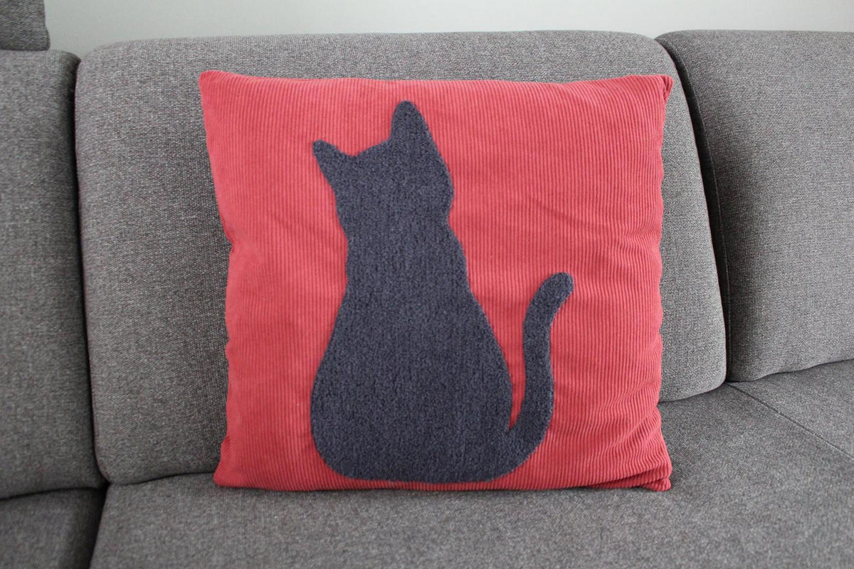 KISSENHÜLLE Pixie - Kirschrot, Textil (45/45cm) - Magma Heimtexx
