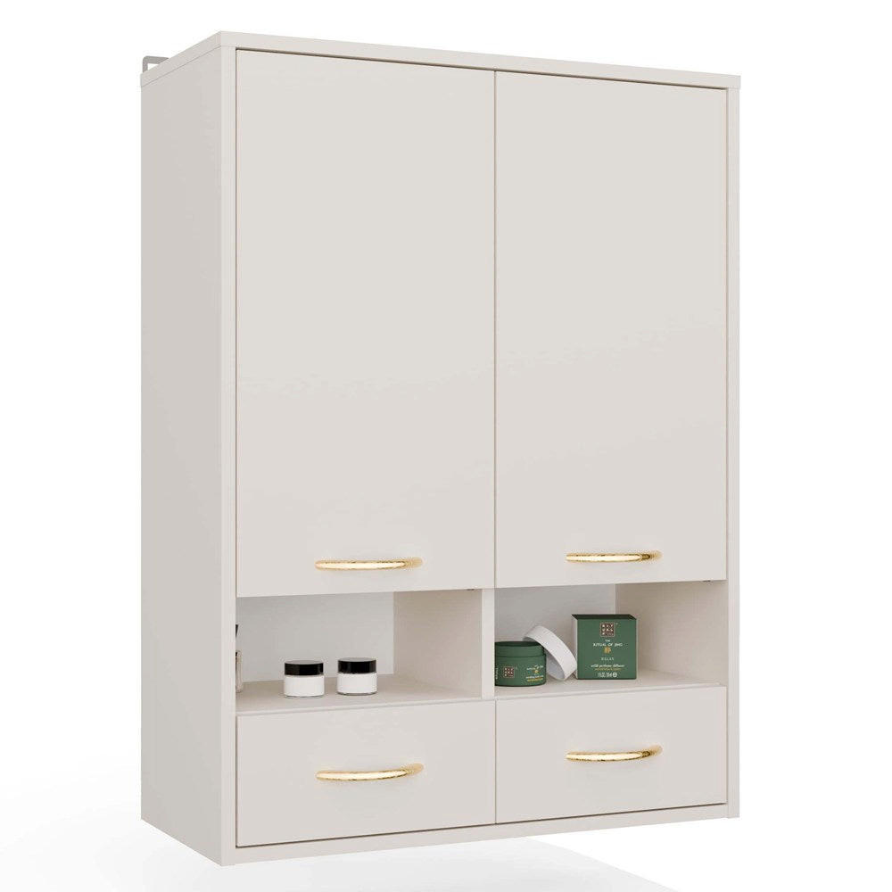 WANDHÄNGESCHRANK Viva - Kaschmir, Holzwerkstoff (66/90/30cm) - kommodly