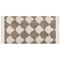 KURZFLOR-TEPPICH Sinop 150/80 cm - Braun, Textil (80/150cm) - Beliani