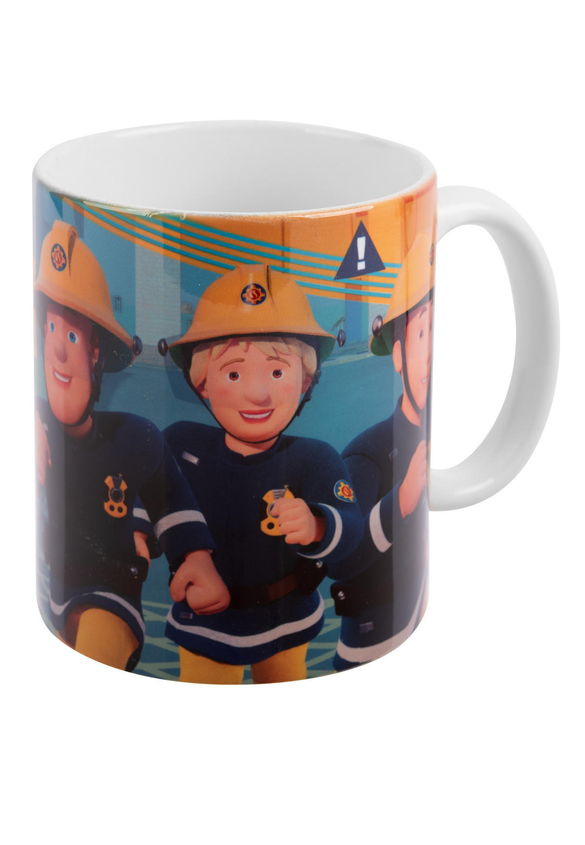 BECHER Feuerwehrmann Sam Rescue Team Mehrfarbig 320 ml - Multicolor, Keramik (0.32L) - Playmobil