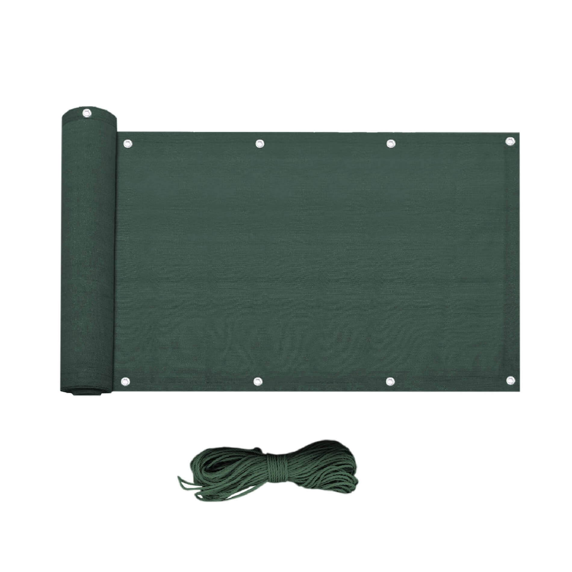 BALKON-SICHTSCHUTZ Grün 500/90 cm - Grün, Kunststoff (500/90cm) - Mobili Rebecca
