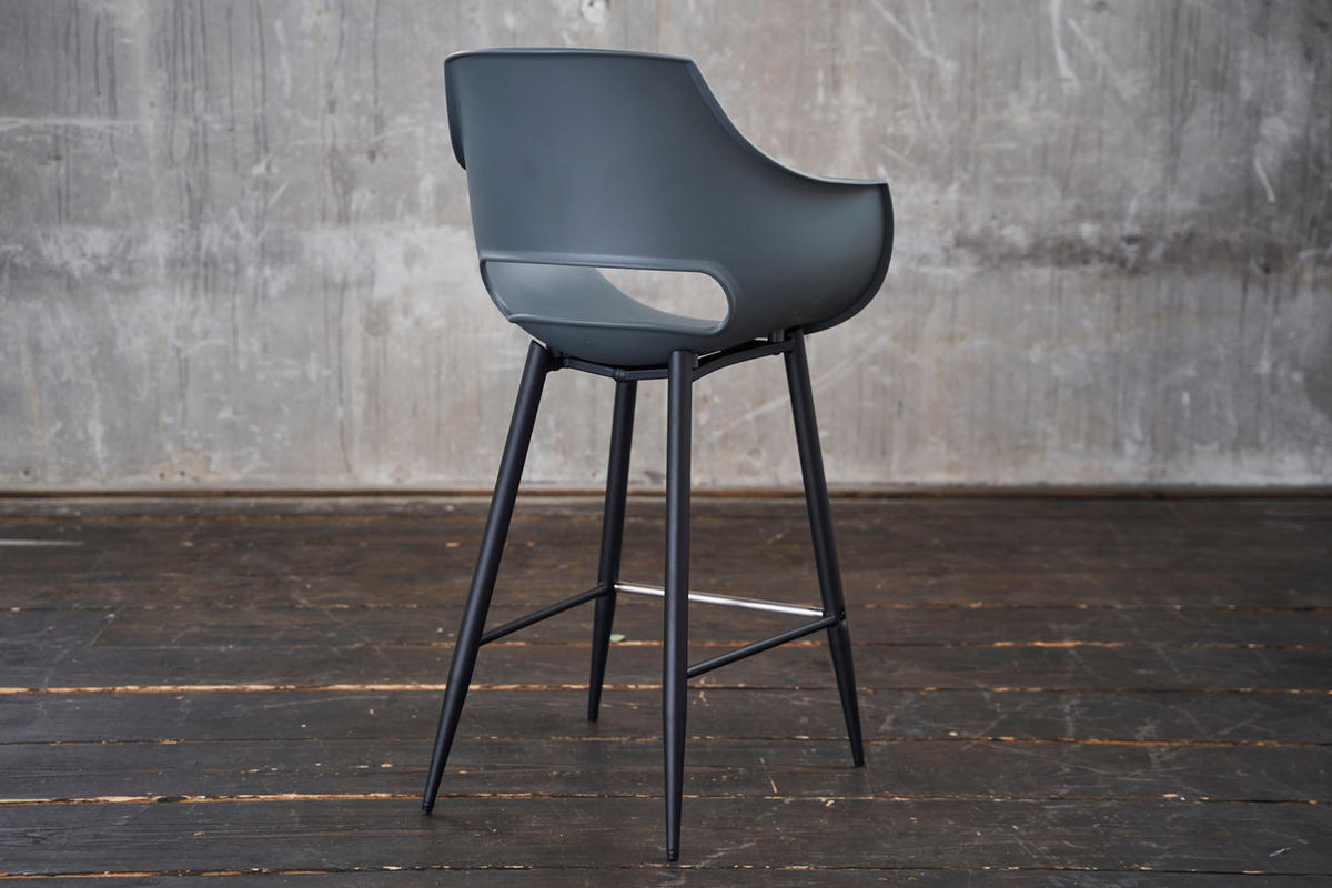 THEKENHOCKER ZAJA Grau Kunststoff - Grau, Kunststoff (57/103/59cm) - KAWOLA
