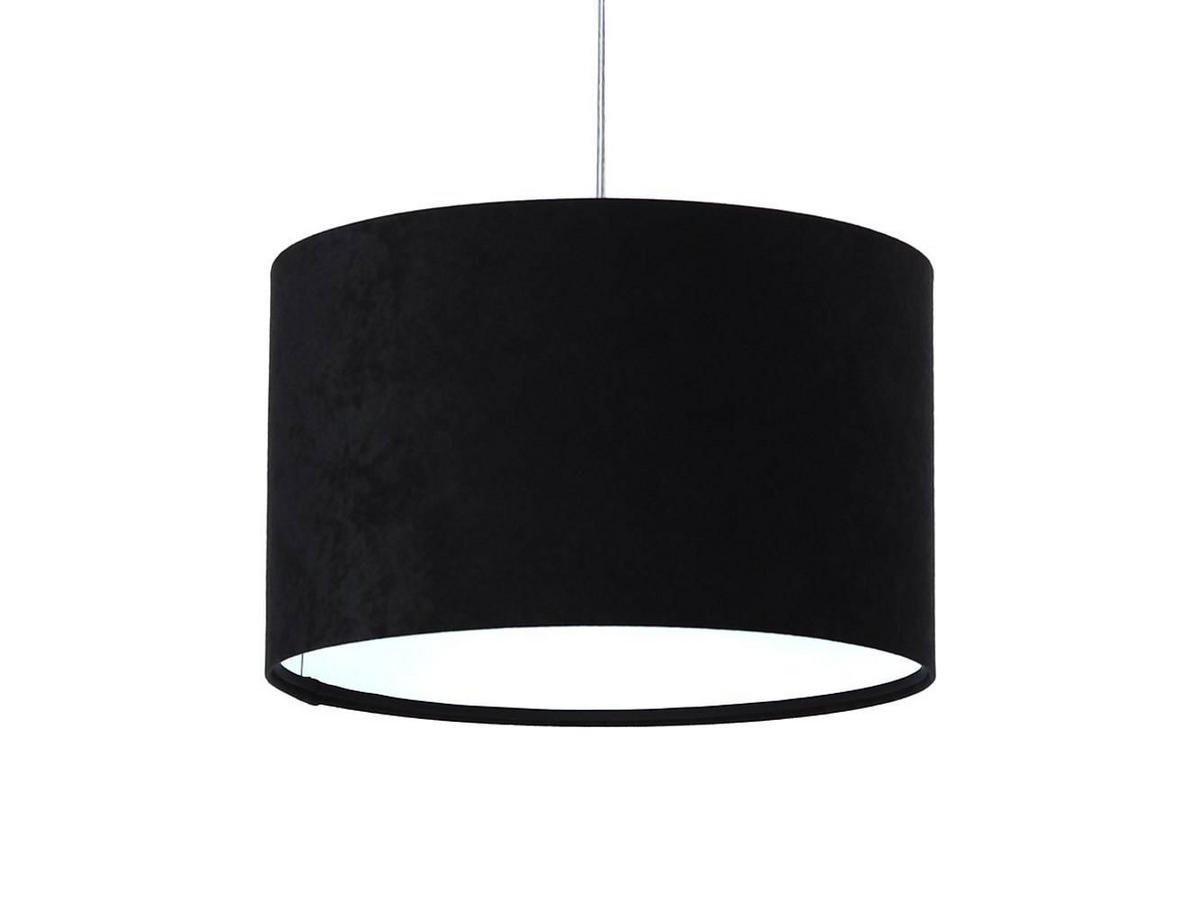 HÄNGELEUCHTE Schwarz 30/20 cm - Schwarz/Weiß, Kunststoff (30/0.45/20cm) - ONZENO
