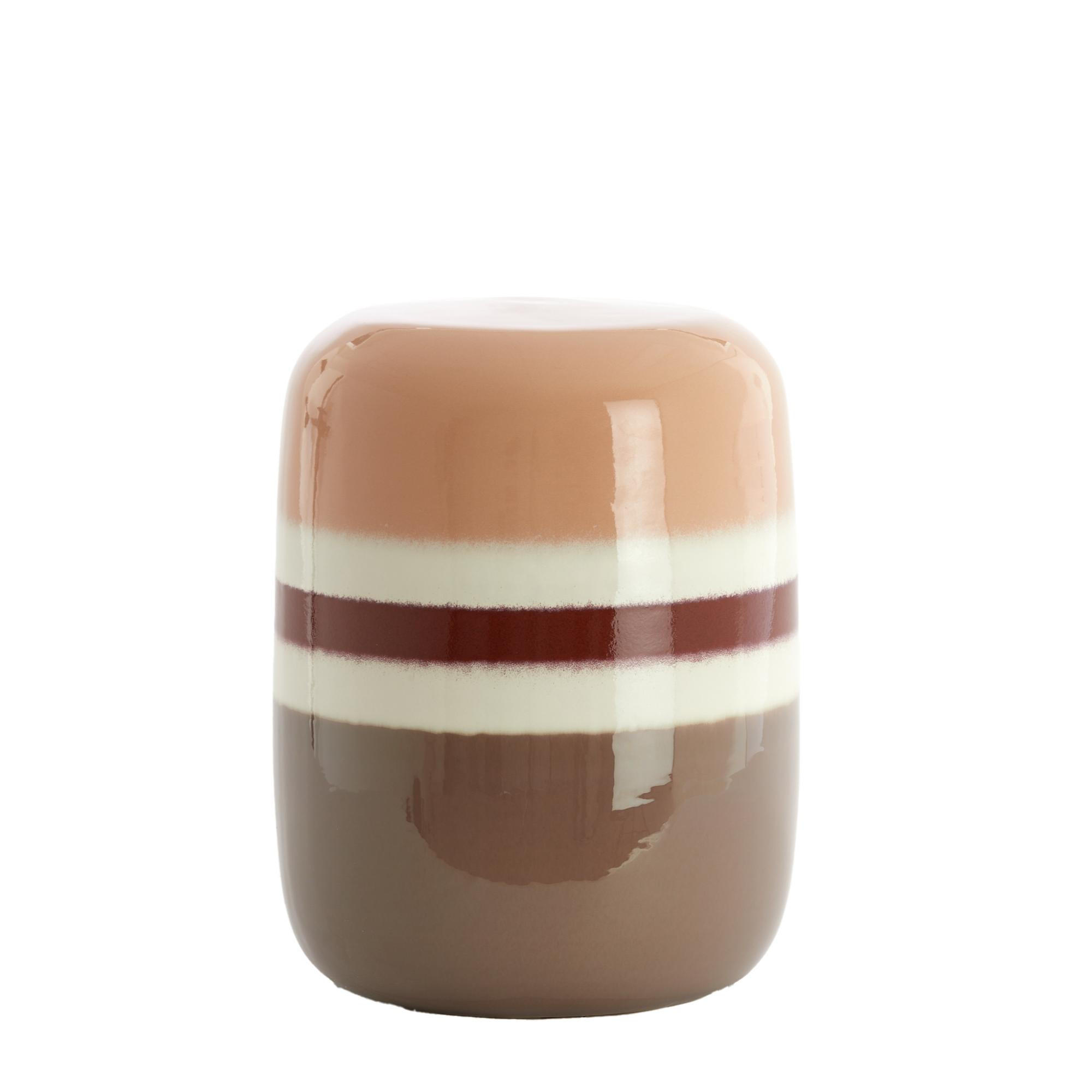 BEISTELLTISCH Franca Orange 34/34/46.5 cm - Orange, Keramik (34/34/46.5cm) - Light & Living