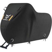 FAHRRADABDECKUNG für 2-3 Fahrräder 221 x 119 x 119 cm wasserdicht 420D-Gewebe - Schwarz, Textil (119/119/221cm)