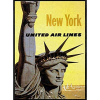 POSTER Amerika Freiheitsstatue A3 Rahmenlos - Klar, Papier (29.7/5/42cm) - Nacnic