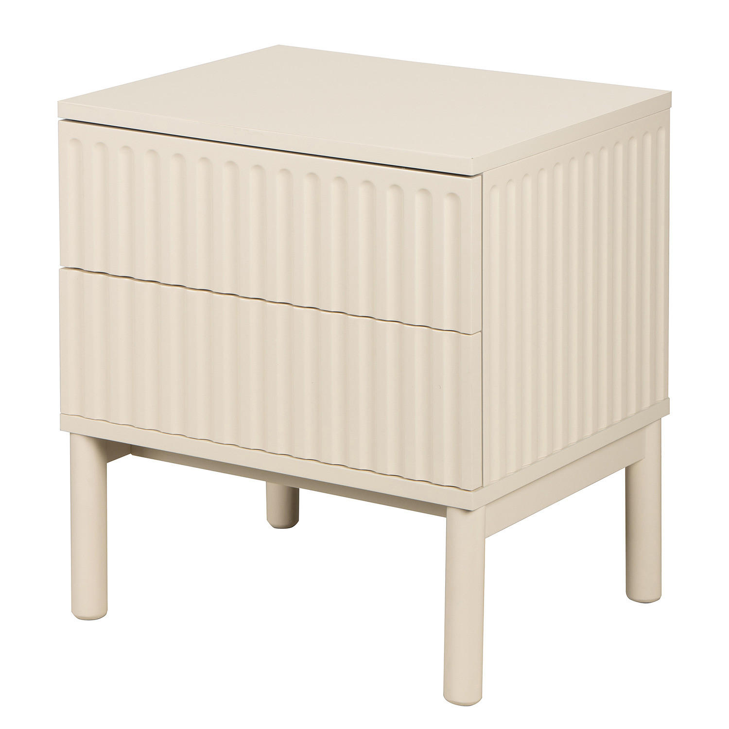 NACHTKOMMODE - Kaschmir, Holz/Holzwerkstoff (48/55/40cm) - home24