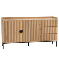 SIDEBOARD, Beigefarbe - Beige, Holz (40/80/150cm) - Oviala