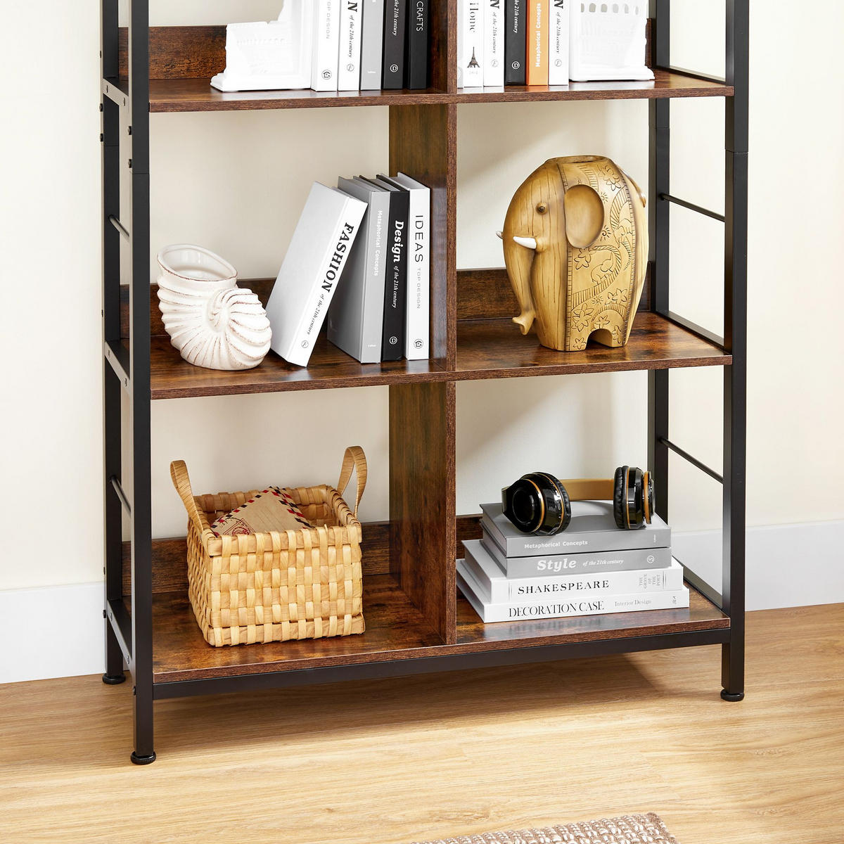 STANDREGAL BÜCHERREGAL - Braun, Holzwerkstoff (33/149/80cm) - Hansiro
