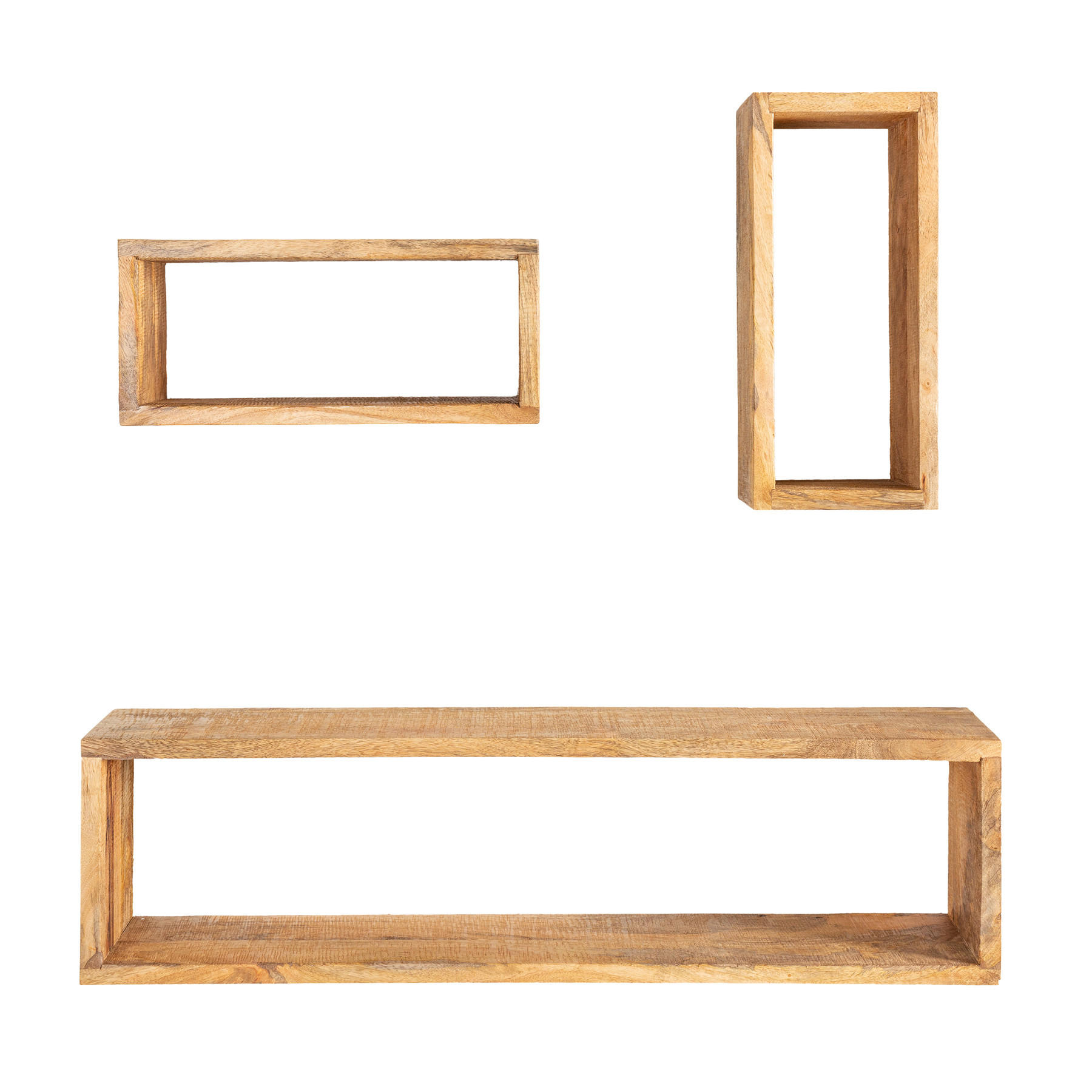 WANDREGAL HEMINGWAY Mango Natur 941430 cm - Naturfarben, Holz (94/25/19cm) - riess-ambiente