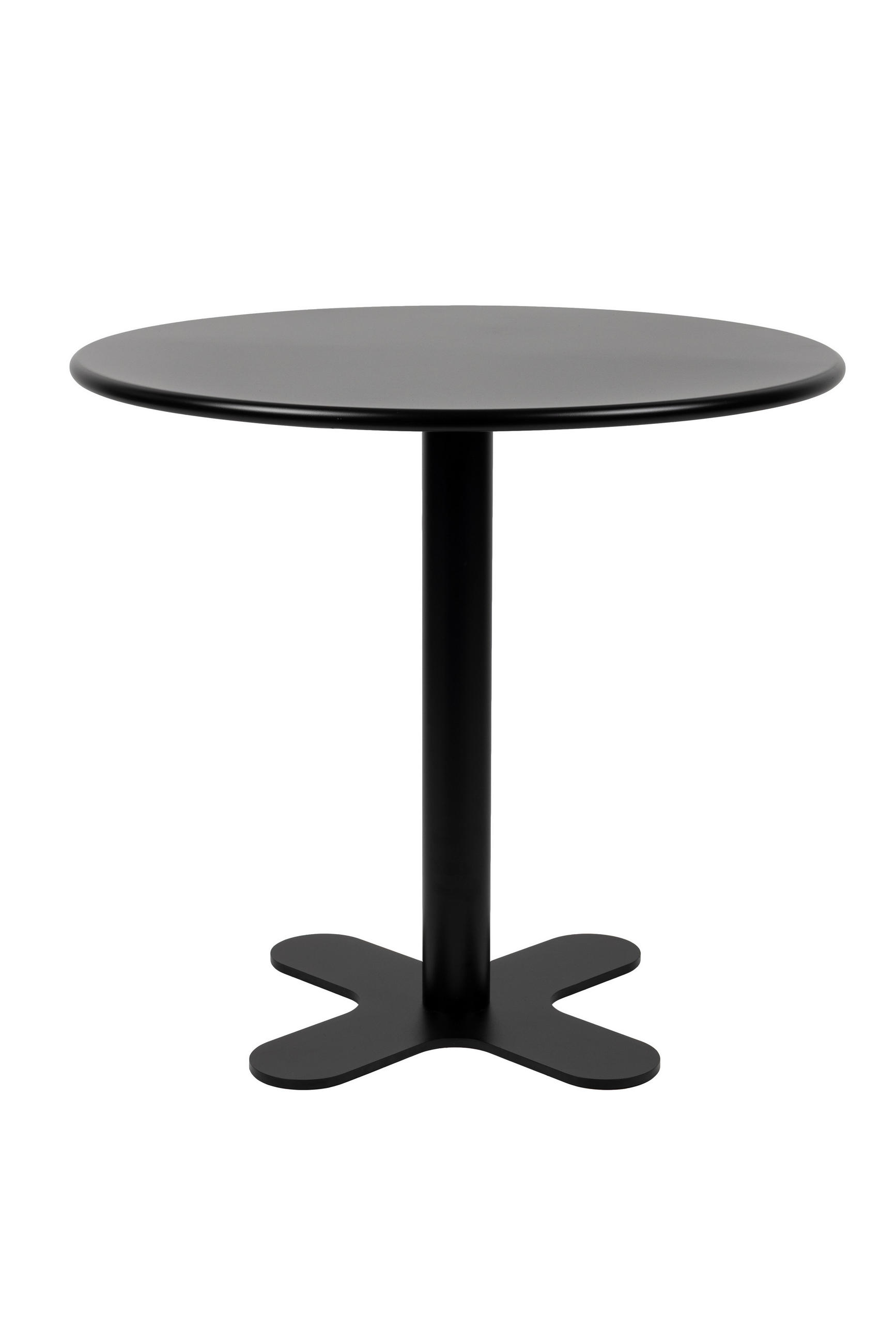 BEISTELLTISCH Sanjay - Schwarz - 80/80/74 cm - Schwarz, Metall (80/80/74cm)