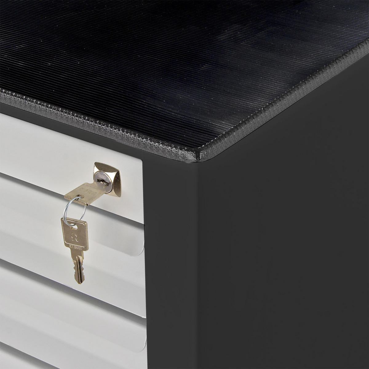 SCHUBLADENSCHRANK Kobra mit 8 Schubladen 90x71x55cm Anthrazitgrau/Lichtgrau - Anthrazit/Grau, Metall (71/90/55cm) - PROREGAL